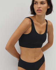 Seamless Rib Bralette - BLACK | Soma Women