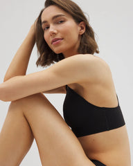 Racerback Mesh Bralette - BLACK | Soma Women