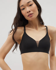 Mesh Adjustable Bralette - BLACK | Soma Women