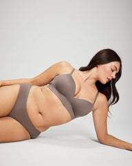 Rib Wireless Bra - DARK TAUPE | Soma Women
