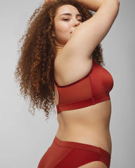 Convertible Bralette with Mesh Trim - SIERRA REDWOOD | Soma Women