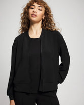 Modern Modal Bomber Jacket - BLACK | Soma Women