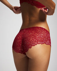 Corded Lace Cheeky Hipster Panty - PAINT THE TOWN RED LUREX | Soma Women