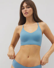 Racerback Bralette with Lace Back - BLUE HEAVEN | Soma Women