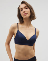 Wireless Lace Push-Up Bra - NIGHTFALL NAVY | Soma Women