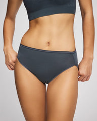 Cotton High Leg Panty - PETROL | Soma Women