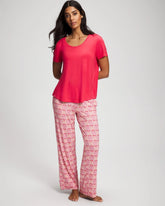Short Sleeve + Pant Pajama Set - TRUE LOVE HEARTS DESIRE | Soma Women