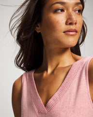 V-Neck Pajama Tank - CAMEO PINK/DUSTY ROSE | Soma Women