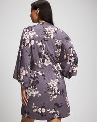 Short Robe - FLORAL DREAMS GRAY | Soma Women