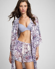 Short Robe - LACE HARMONY LILAC | Soma Women
