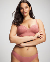 Wireless Bra with Lace - CLAY ROSE | Soma Women