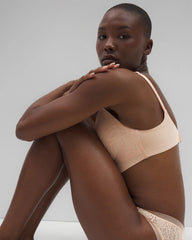 Wireless Bra with Lace - PEACH PARFAIT | Soma Women