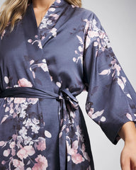 Short Robe - FLORAL DREAMS GRAY | Soma Women