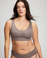 Rib Bralette - DARK TAUPE | Soma Women
