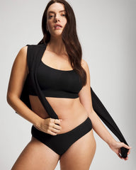 Rib Adjustable Bralette - BLACK | Soma Women