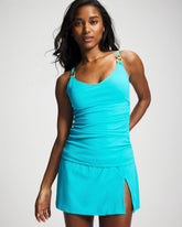 Pique Ole V-Neck Tankini - WATERFALL | Soma Women