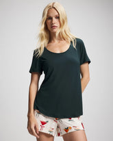 Packaged Short-Sleeve Short Pajama Set - MERRY MIXES CHAMP | Soma Women