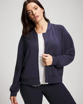 Modern Modal Bomber Jacket - DEEP INDIGO | Soma Women