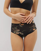 Modern Brief Panty - PARADISE PLUMES D M BLACK | Soma Women