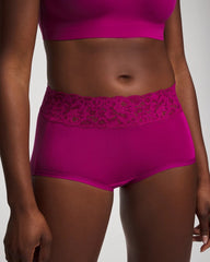 Brief Panty with Super Soft Signature Lace - MAGENTA ORCHID | Soma Women