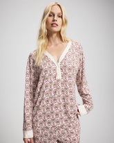 Long Sleeve Henley - PATTERNED PIECES CHAMP | Soma Women