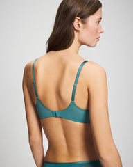 Tattoo Embroidered Perfect Coverage Bra - CERULEAN TEAL | Soma Women
