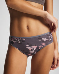 Edge Hipster Panty - FLORAL DREAMS MINI GRAY | Soma Women