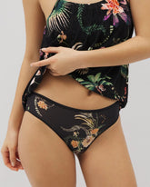 Cheeky Hipster Panty - PARADISE PLUMES D M BLACK | Soma Women