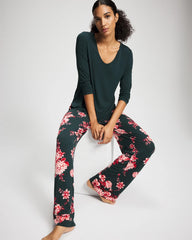 Classic Long Sleeve Pajama Top - GREEN JOLIE | Soma Women