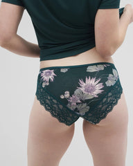 Hipster Panty with Enchanting Lace - HAVEN BOTANICAL M DK SEA | Soma Women