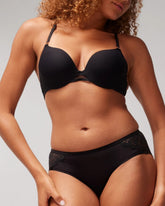 Hipster Panty with Enchanting Lace - BLACK | Soma Women
