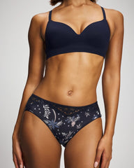 Lace Hipster - BOTANICAL TILE NAVY M | Soma Women