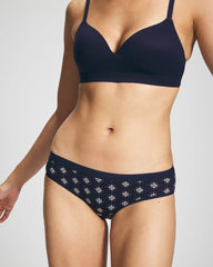 Cotton Hipster Panty - BELLE FOULARD MINI NAVY | Soma Women