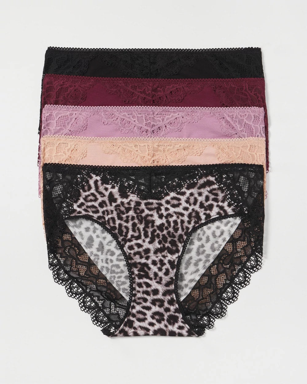 Lace Hipster 5 Pack - DIVINE LEOPARD MULTI PACK | Soma Women