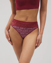 Edge High-Leg Panty with Lace - PLENTIFUL PIECES KISS | Soma Women