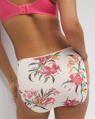 Tummy High-Leg Brief Panty with Lace - LE TIGRE FLORA MINI CH | Soma Women