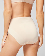 High-Leg Brief Panty with Lace - PALE SAND | Soma Women