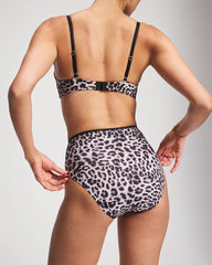 High-Leg Brief Panty - DIVINE LEOPARD MINI TAUPE | Soma Women