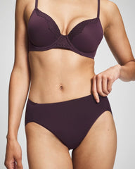 High-Leg Brief Panty - PLUM PERFECT | Soma Women