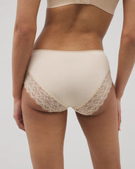 High-Leg Panty with Enchanting Lace - PALE SAND | Soma Women