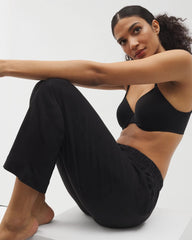 Crop Pajama Pants - BLACK | Soma Women