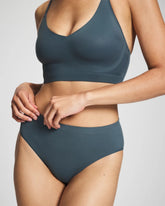 Seamless Rib High-Leg Panty - PETROL | Soma Women