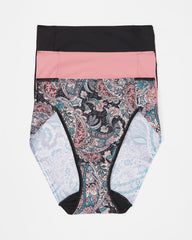 Tummy High-Leg Brief Panty 3 Pack - REGAL PAISLEY MULTI PACK | Soma Women