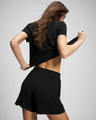 Long Pajama Shorts - BLACK | Soma Women