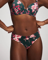 Thong Panty - COTTAGE FLORAL MINI GREEN | Soma Women
