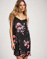 Chemise - FLORAL DREAMS GRAND BLACK | Soma Women