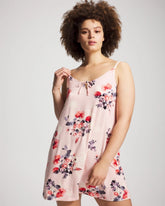 Tie Front Chemise - FLORAL DREAMS PINK BLUSH | Soma Women