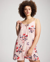 Tie Front Chemise - FLORAL DREAMS PINK BLUSH | Soma Women