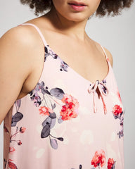 Tie Front Chemise - FLORAL DREAMS PINK BLUSH | Soma Women