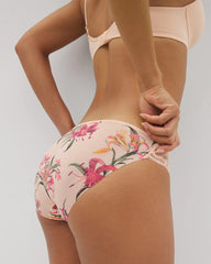 Edge Bikini Panty with Lace - LE TIGRE FLORA MINI PEACH | Soma Women